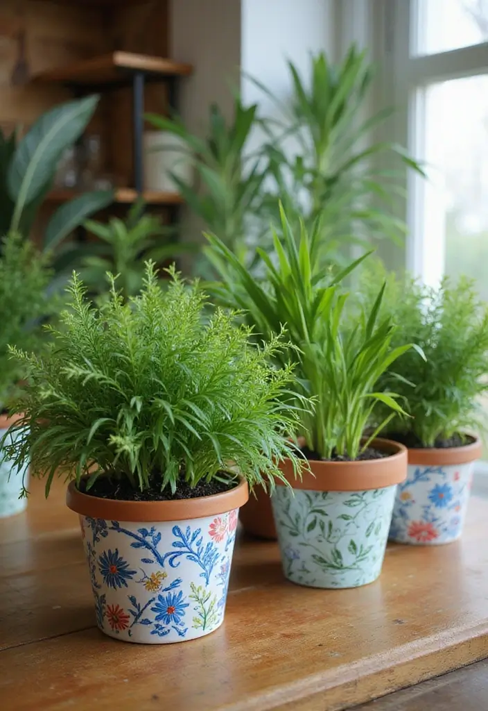 25 Handmade Christmas Gift Ideas That Feel Extra Special - 13. Decorative Plant Pots