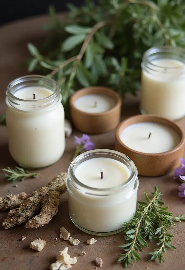 25 Handmade Christmas Gift Ideas That Feel Extra Special - 2. Hand-Poured Soy Candles