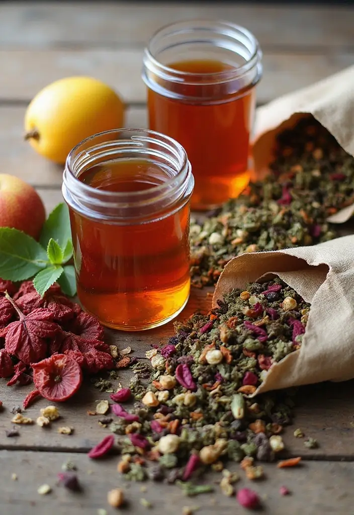 25 Handmade Christmas Gift Ideas That Feel Extra Special - 5. Homemade Herbal Tea Blends