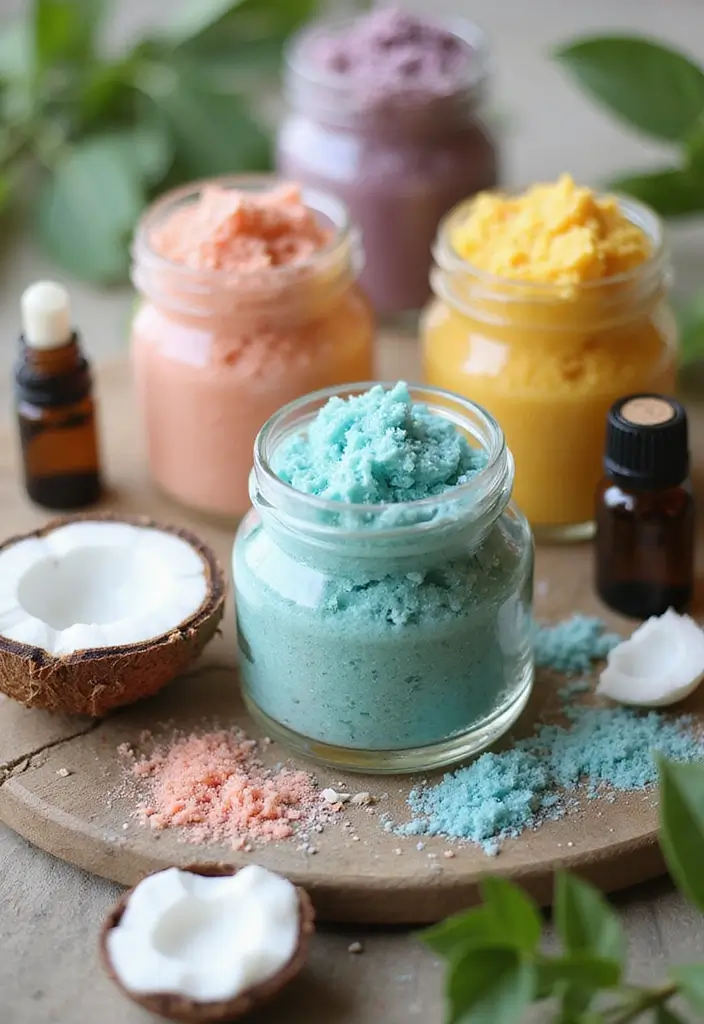 25 Handmade Christmas Gift Ideas That Feel Extra Special - 7. DIY Sugar Scrubs