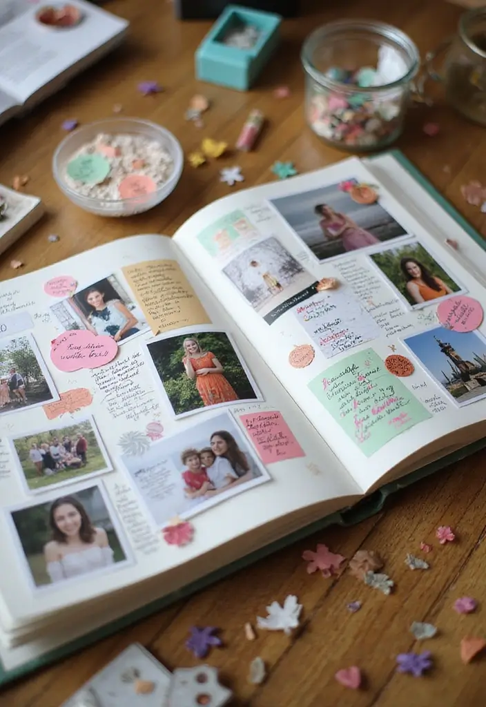 25 Unique 20th Birthday Gift Ideas for a Special Celebration - 1. Personalized Scrapbook