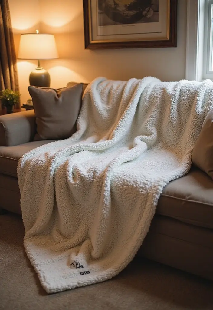 25 Unique 20th Birthday Gift Ideas for a Special Celebration - 11. Personalized Blanket