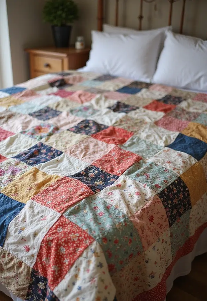 25 Unique 20th Birthday Gift Ideas for a Special Celebration - 25. Memory Quilt