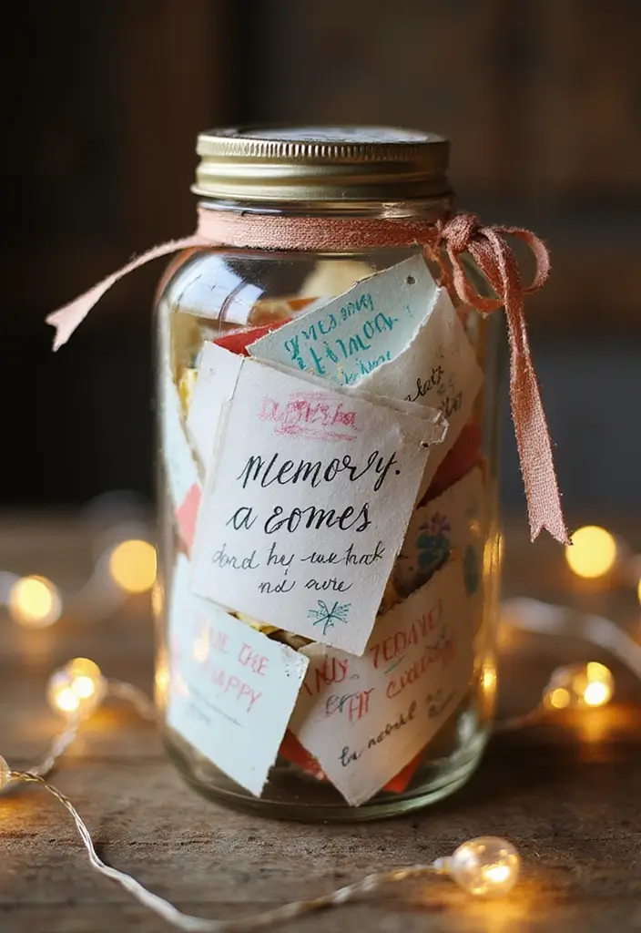 25 Unique 20th Birthday Gift Ideas for a Special Celebration - 3. Memory Jar
