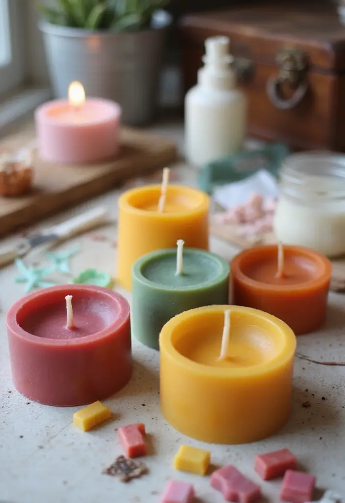 25 Unique 20th Birthday Gift Ideas for a Special Celebration - 5. Handmade Candles