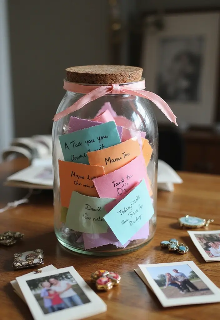 20 Heartfelt Anniversary Gift Ideas for Parents - 2. Memory Jar