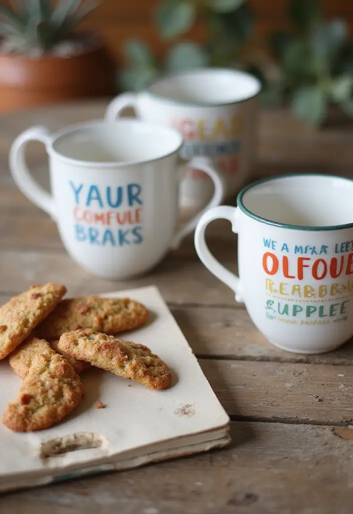 30 Must-Try Gift Ideas for Christmas 2025: Eco-Friendly DIY Edition - 10. Personalized Mugs