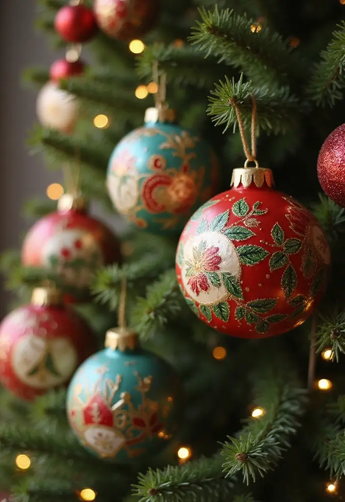 30 Must-Try Gift Ideas for Christmas 2025: Eco-Friendly DIY Edition - 12. Hand-painted Ornaments