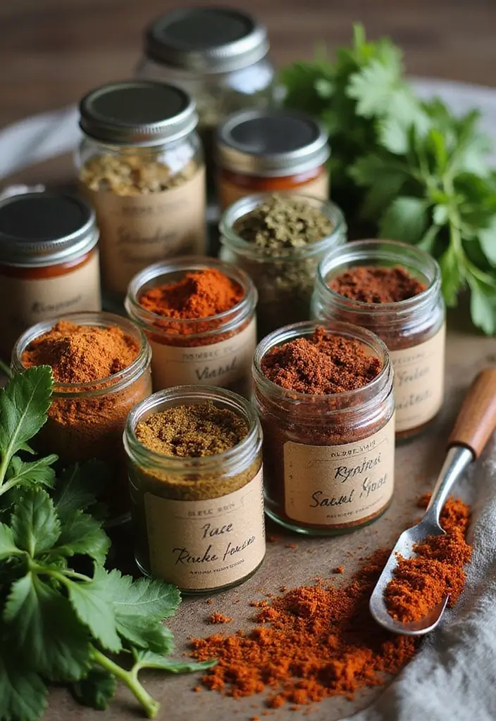 30 Must-Try Gift Ideas for Christmas 2025: Eco-Friendly DIY Edition - 14. DIY Spice Blends