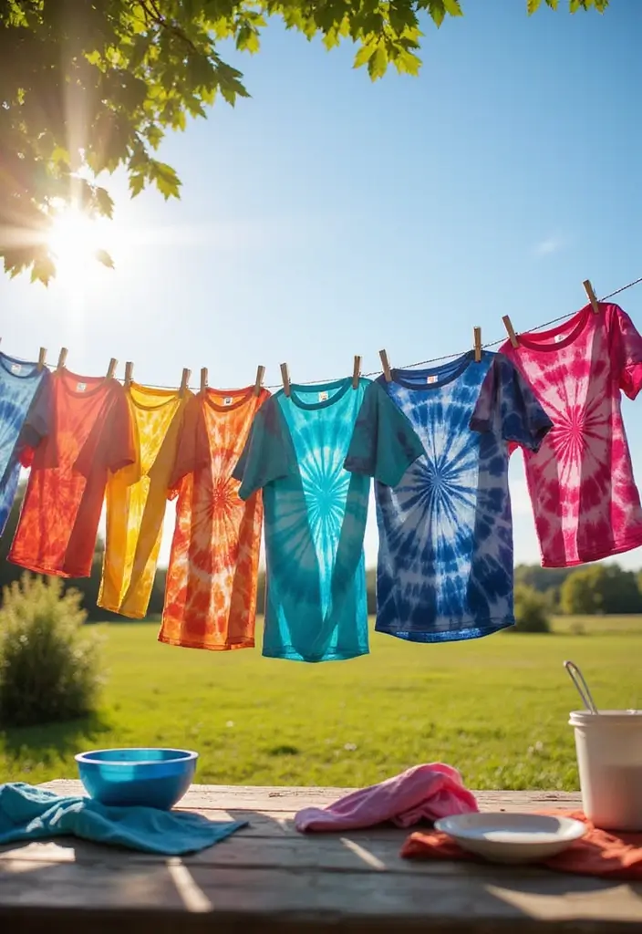 30 Must-Try Gift Ideas for Christmas 2025: Eco-Friendly DIY Edition - 18. DIY Tie-Dye T-Shirts