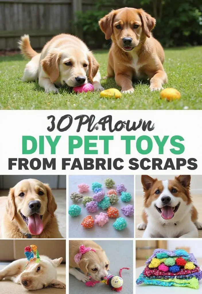 30 Must-Try Gift Ideas for Christmas 2025: Eco-Friendly DIY Edition - 26. DIY Pet Toys