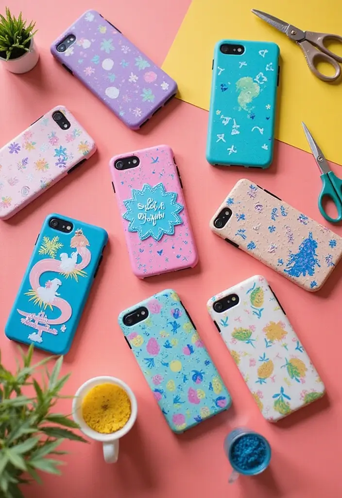 30 Must-Try Gift Ideas for Christmas 2025: Eco-Friendly DIY Edition - 28. Custom Phone Cases