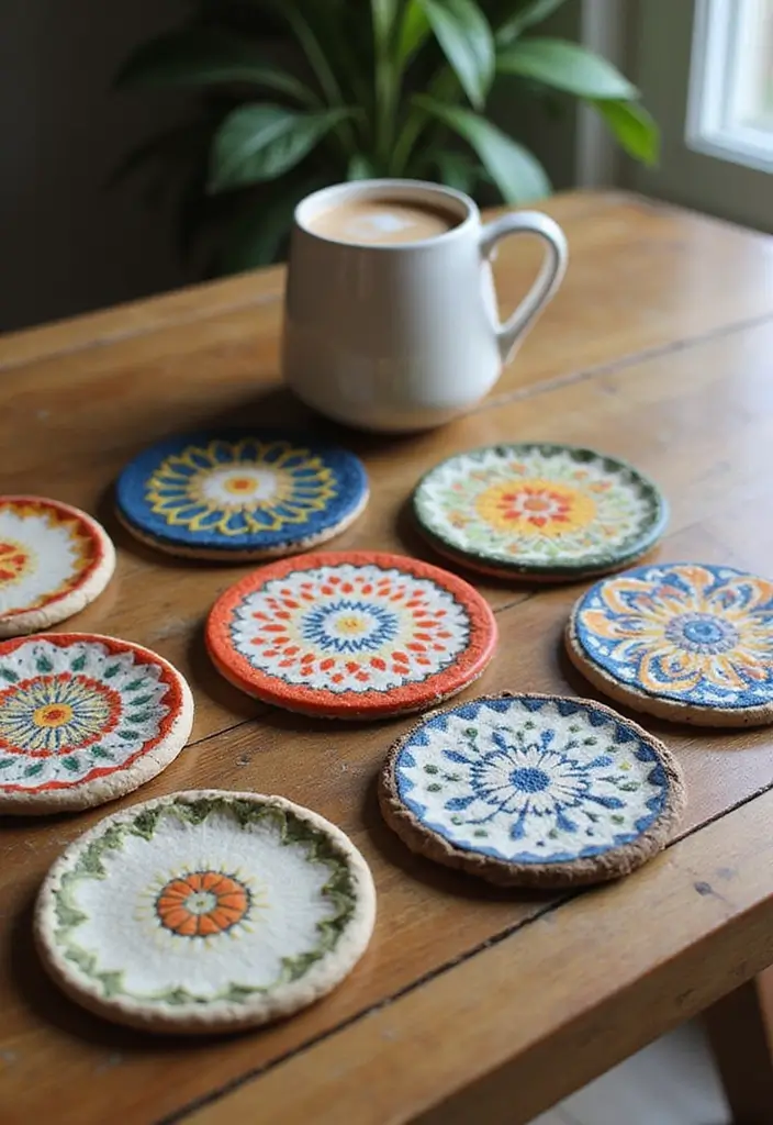 30 Must-Try Gift Ideas for Christmas 2025: Eco-Friendly DIY Edition - 5. Personalized Coasters