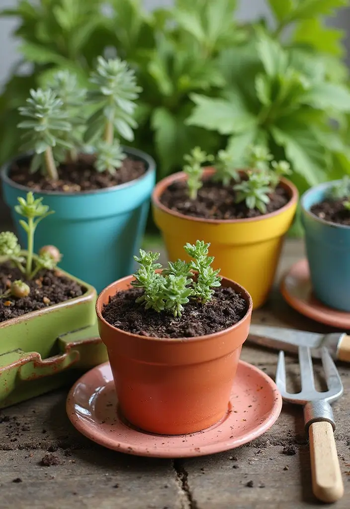30 Wedding Gift Ideas That Will Impress Any Couple - 13. Handmade Garden Planters
