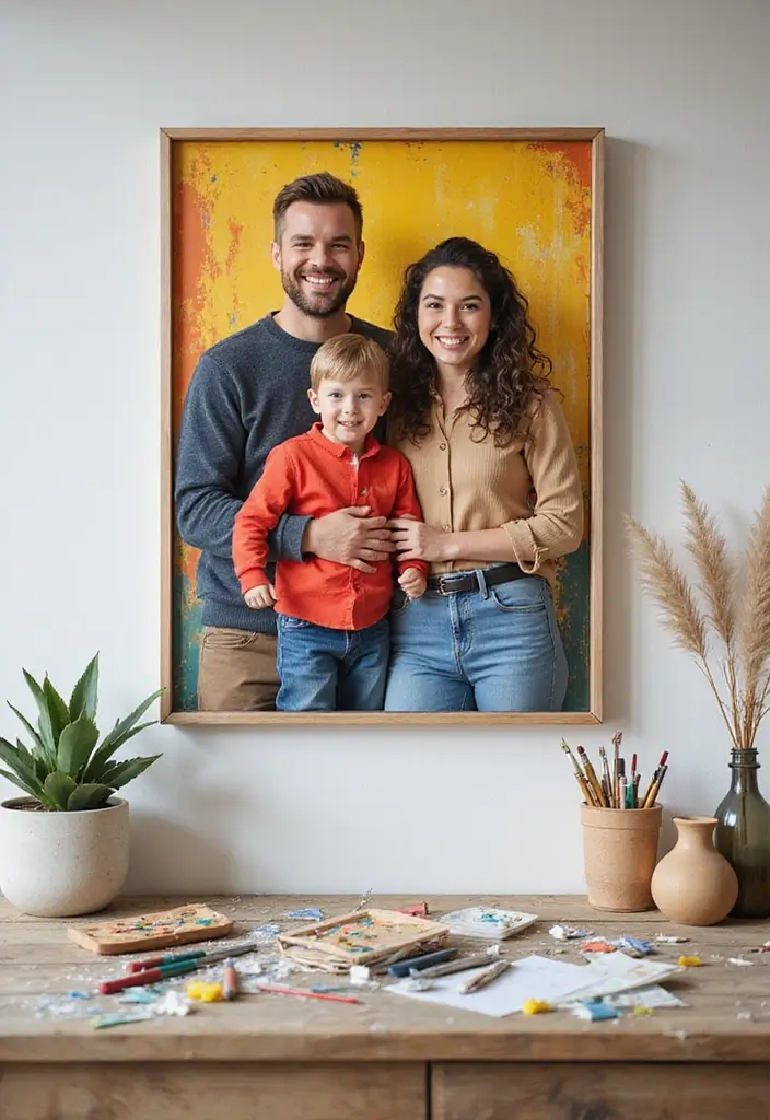 30 Wedding Gift Ideas That Will Impress Any Couple - 19. Custom Family Portrait