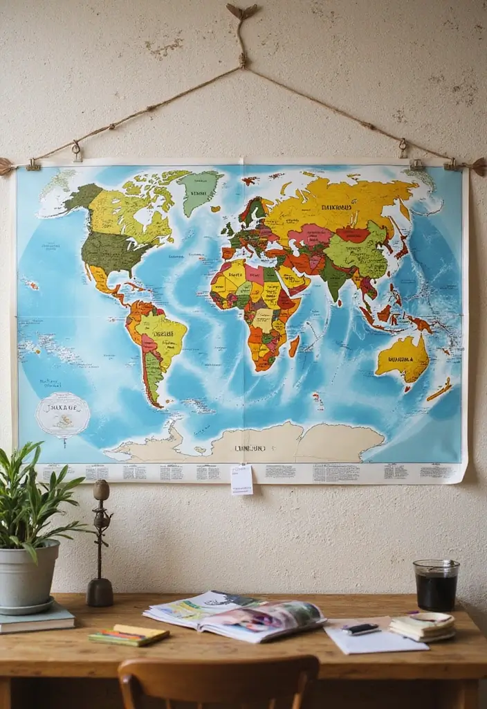 30 Wedding Gift Ideas That Will Impress Any Couple - 21. Customized Travel Map
