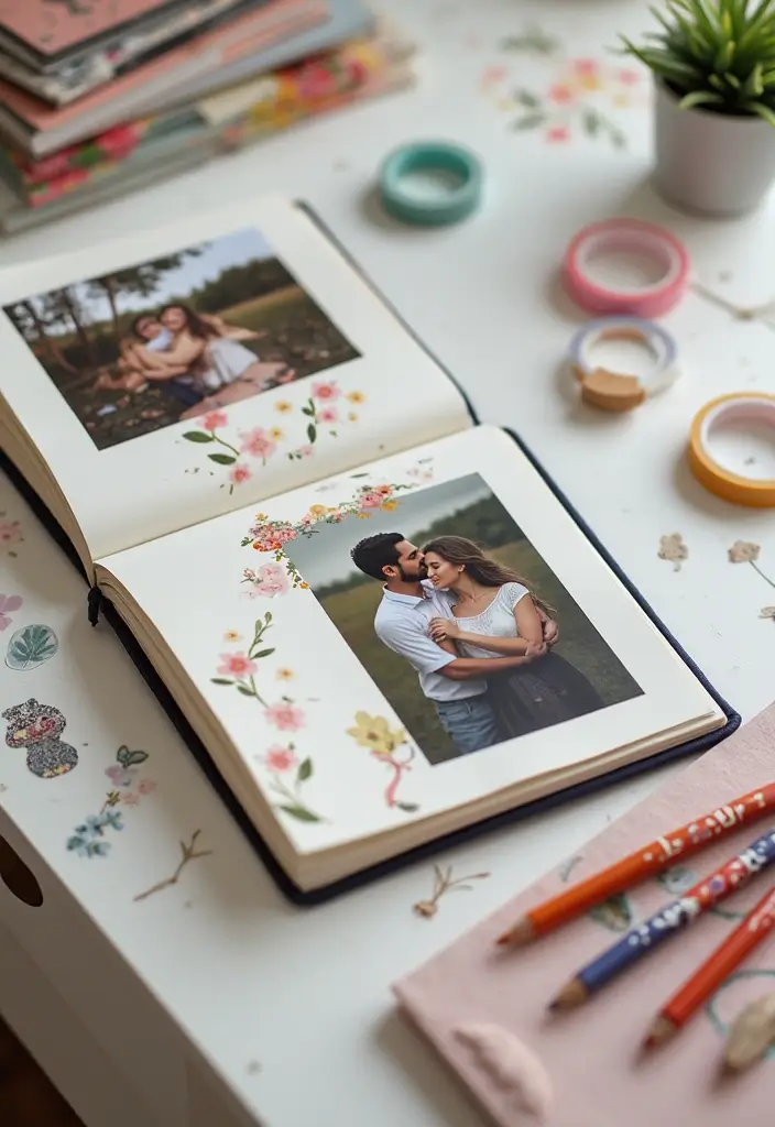 20 Heartfelt Anniversary Gift Ideas for Parents - 3. DIY Photo Album
