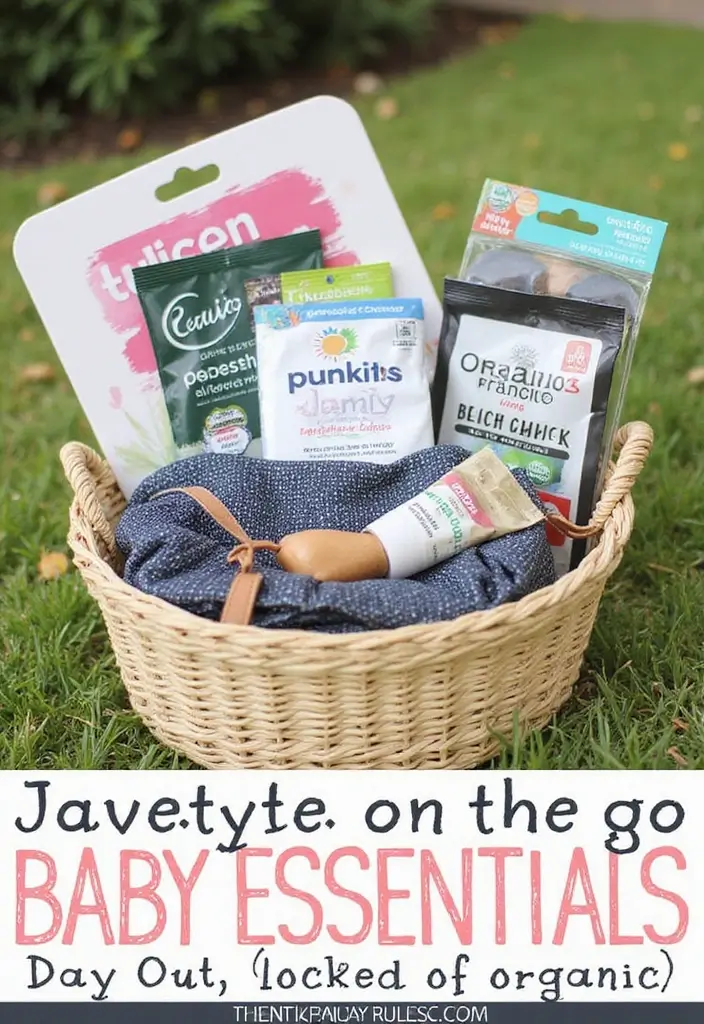 15 DIY Baby Shower Gift Basket Ideas That Stand Out - 3. Gear for On-the-Go Parents