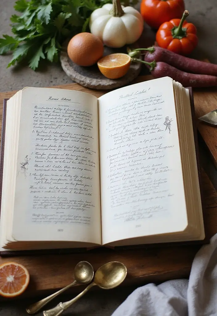 20 Heartfelt Anniversary Gift Ideas for Parents - 4. Handwritten Recipe Book