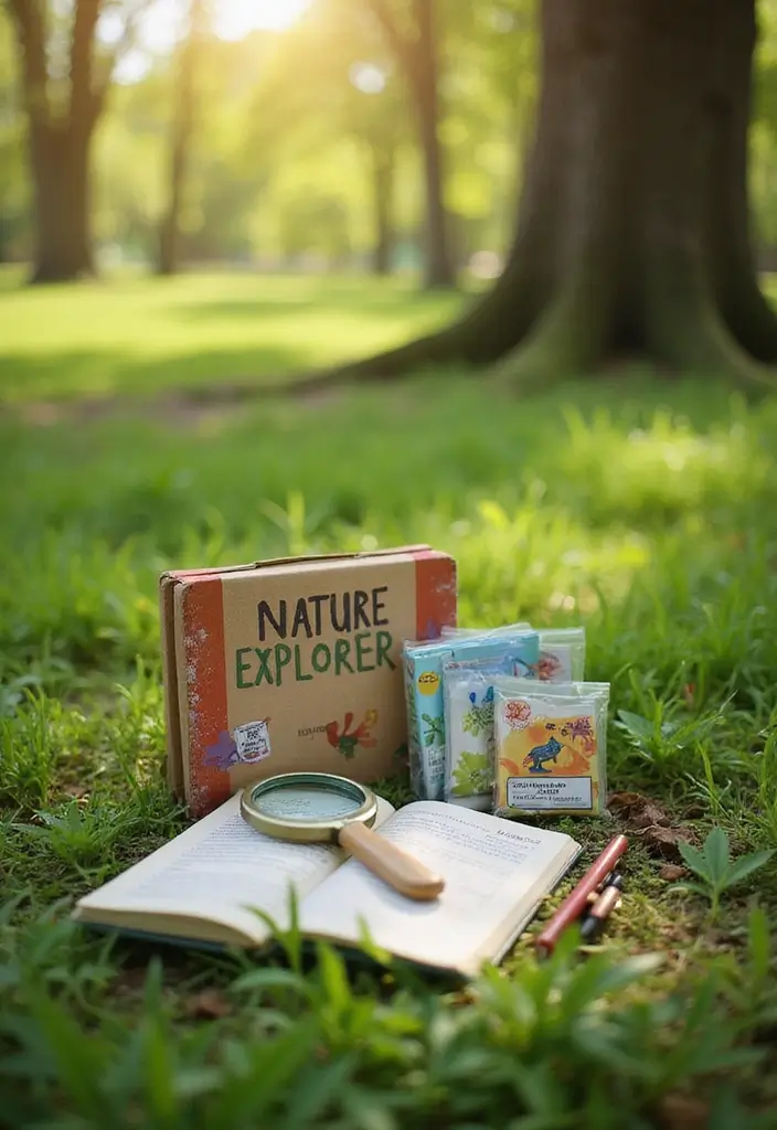 25 Eco-Friendly DIY First Birthday Gift Ideas Every Parent Will Appreciate - 4. Nature Explorer Kit