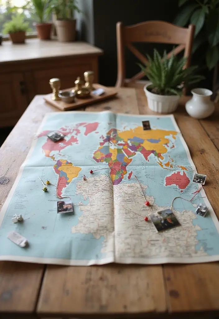 20 Romantic Anniversary Gift Ideas for Boyfriend - 5. Memory Map