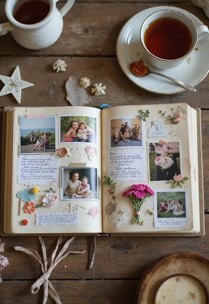 20 DIY Gift Ideas for Girlfriend That Show Your Love - 5. Photo Scrapbook