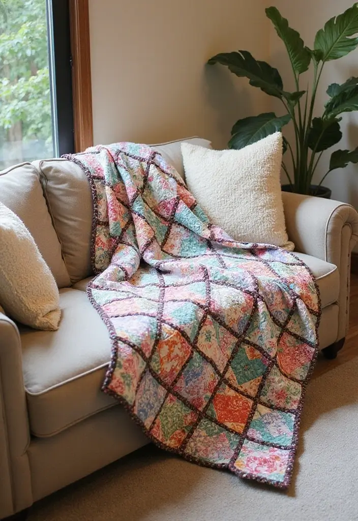 20 Heartfelt Anniversary Gift Ideas for Parents - 7. Memory Quilt