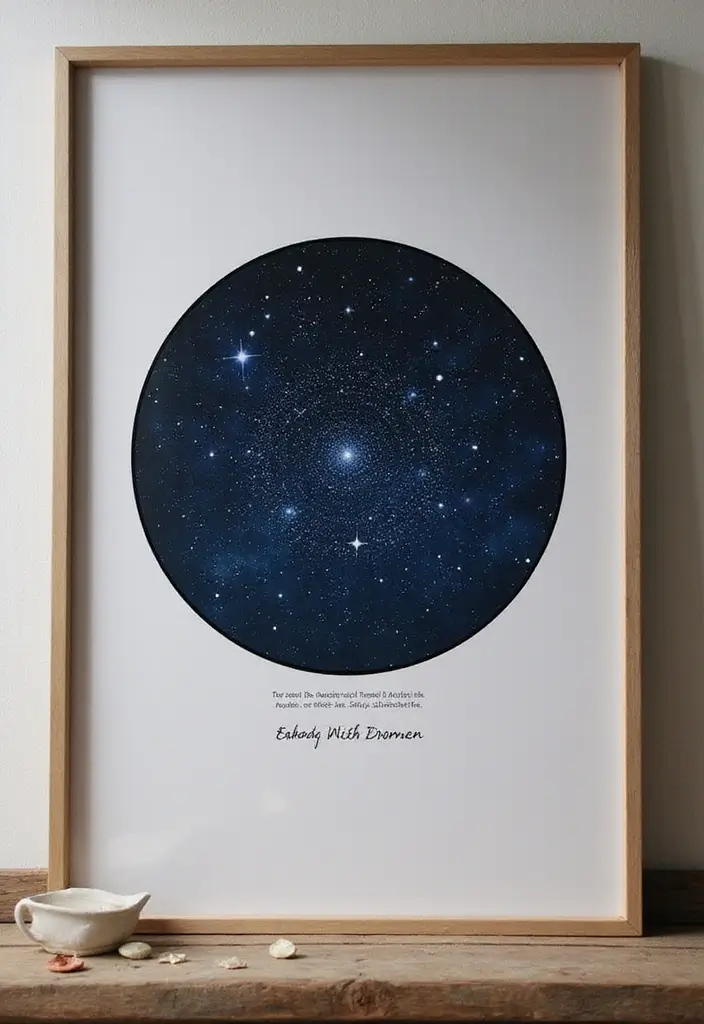 20 Romantic Anniversary Gift Ideas for Boyfriend - 8. Custom Star Map
