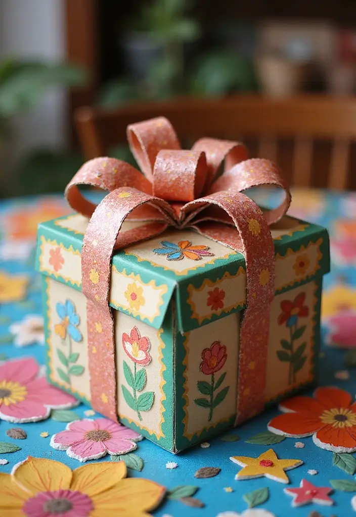 25 DIY Gift Box Ideas You Can Easily Make at Home - 8. Paper Mache Gift Boxes