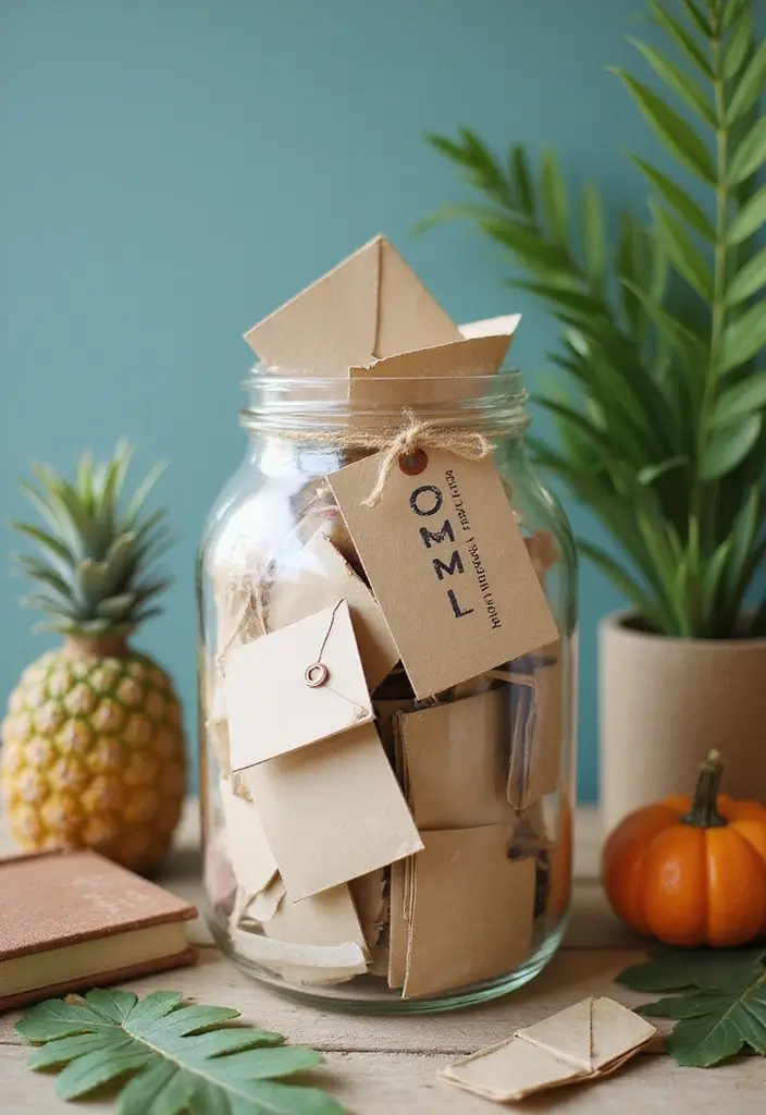 20 Thoughtful Gift Ideas for Best Friend’s Wedding - 9. DIY ‘Honeymoon in a Jar’