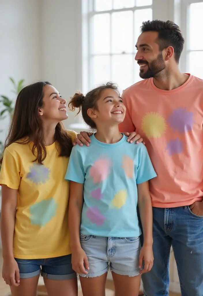 15 Family Christmas Gift Ideas to Bring Everyone Together - 12. DIY Family T-Shirts