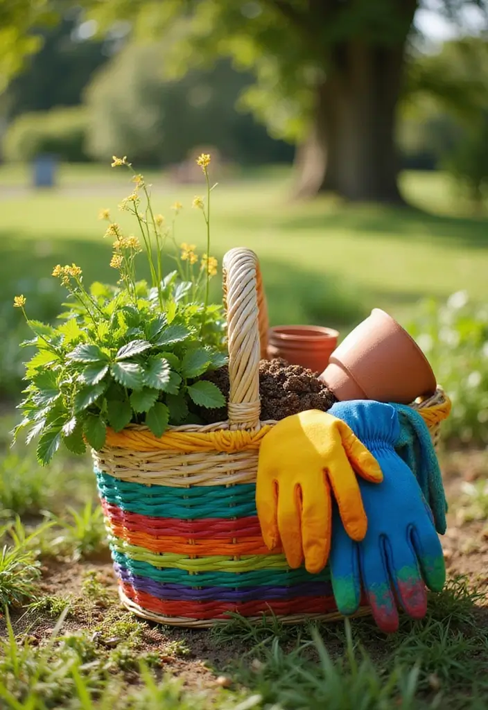 15 Wedding Shower Gift Basket Ideas Everyone Will Love - 5. Sustainable Gardening Basket