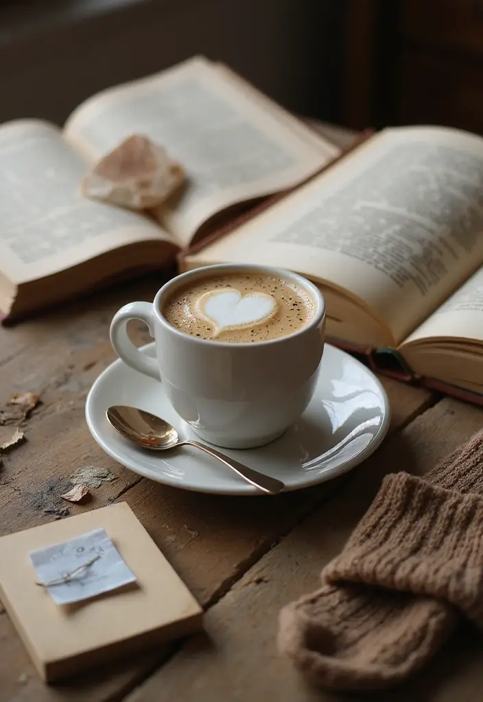 20 Creative Cup Gift Ideas Filled with Surprises - 1. Cozy Book Nook Cup