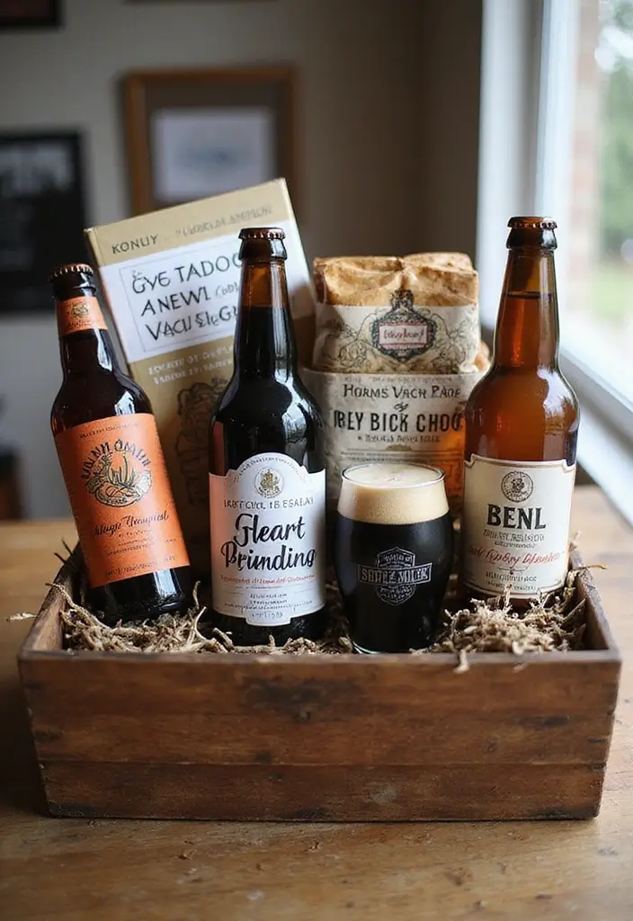 20 Thoughtful Father’s Day Gift Basket Ideas for Dad - 4. Craft Beer Basket