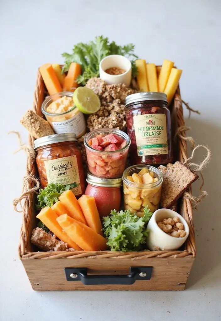 20 Thoughtful Father’s Day Gift Basket Ideas for Dad - 6. Gourmet Snack Basket
