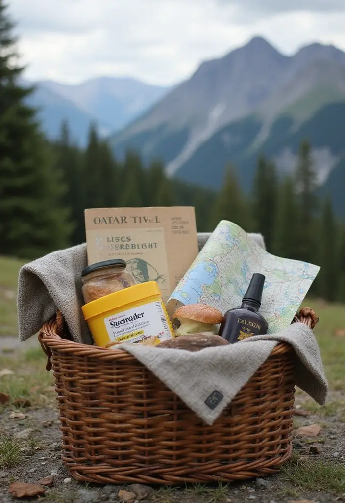 15 Wedding Shower Gift Basket Ideas Everyone Will Love - 12. Adventurer's Survival Basket