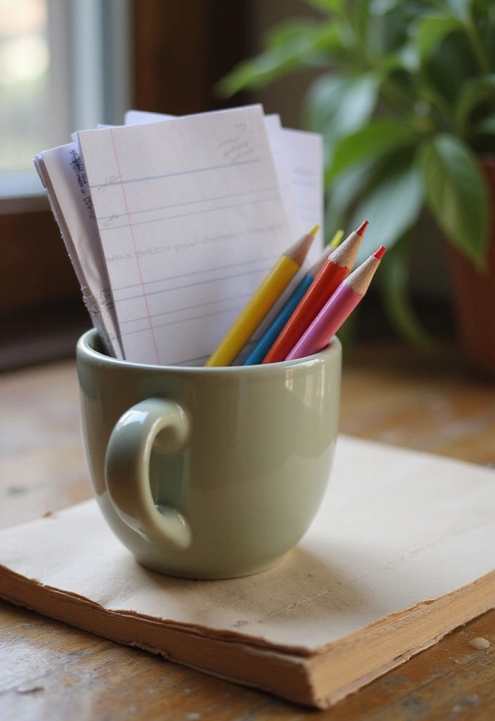 20 Creative Cup Gift Ideas Filled with Surprises - 16. Creative Writing Cup