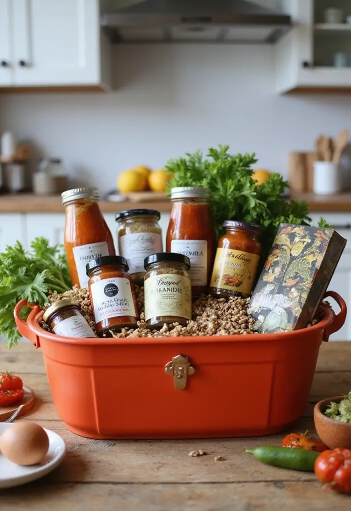 20 Thoughtful Father’s Day Gift Basket Ideas for Dad - 11. Cooking Enthusiast Basket