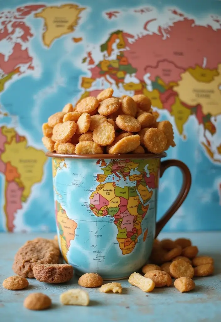 20 Creative Cup Gift Ideas Filled with Surprises - 20. Travel Snacks Cup