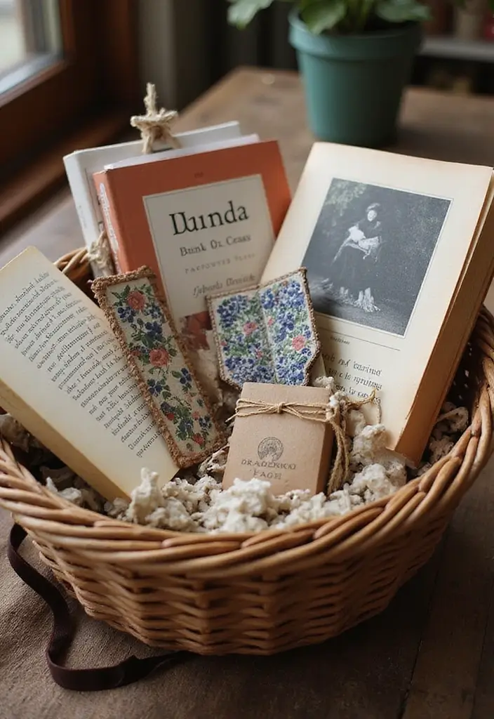 20 Thoughtful Father’s Day Gift Basket Ideas for Dad - 13. Book Lover’s Basket
