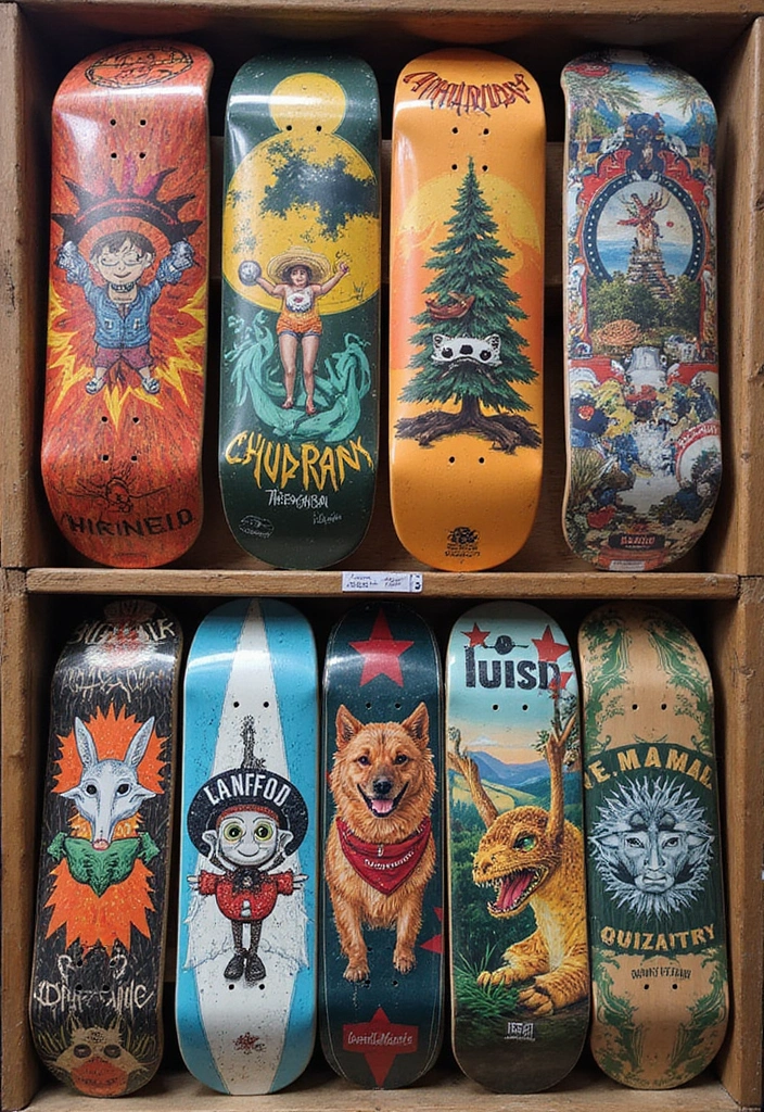 20 Cool Birthday Gift Ideas for Boys of All Ages - 20. Custom Skateboard Deck
